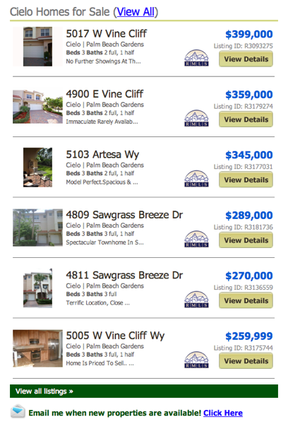 Cielo Homes & Townhomes for Sale (View All) listings