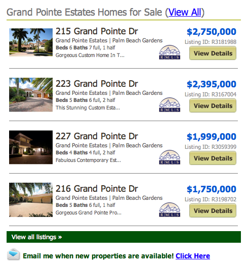 Grand Pointe Estates Listings | Homes for sale