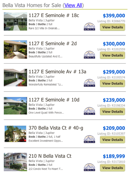 Bella Vista Homes for Sale (View All)
