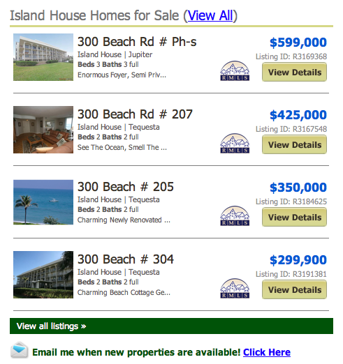 Island House Jupiter Island Condos
