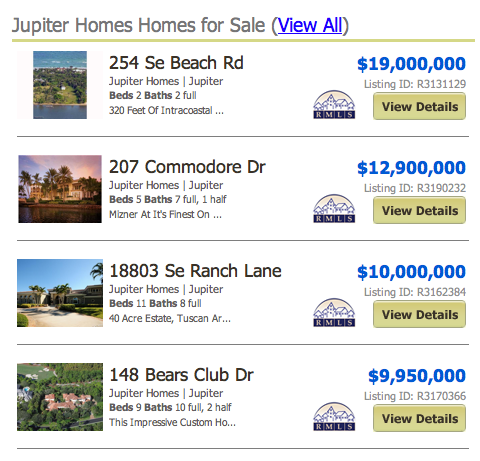 Jupiter Homes Homes for Sale