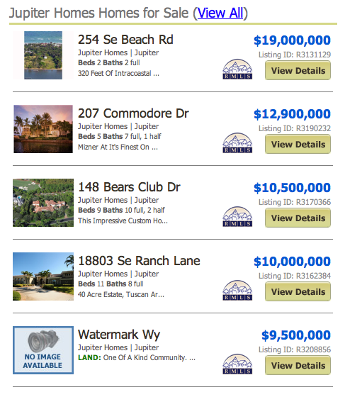 Jupiter FL real estate