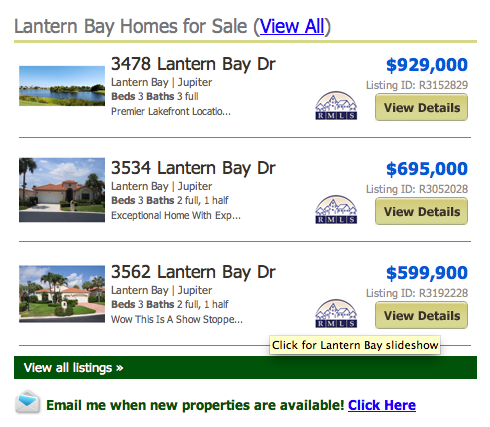 Lantern Bay Jonathans Landing Homes