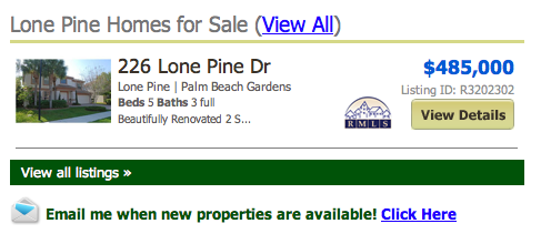 Lone Pine Palm Beach Gardens