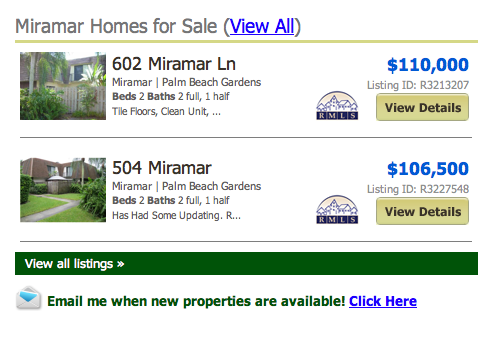 Miramar Townhomes Palm Beach Gardens