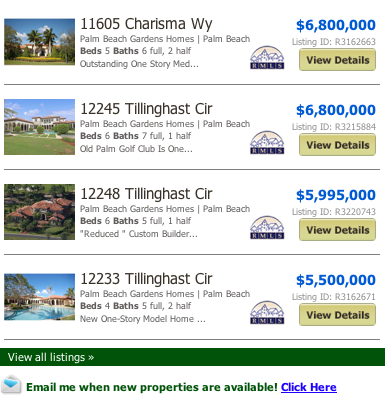 Monet Oaks Palm Beach Gardens Homes