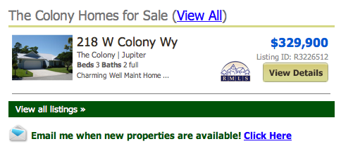 The colony maplewood