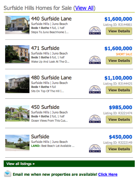 Surfside Hills Juno Beach
