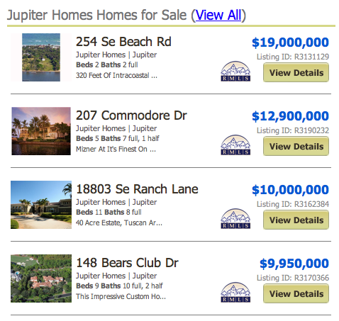 River Oaks Jupiter Homes