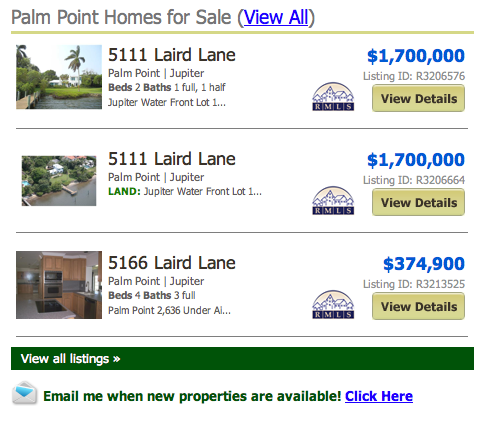 Palm Point Jupiter Homes