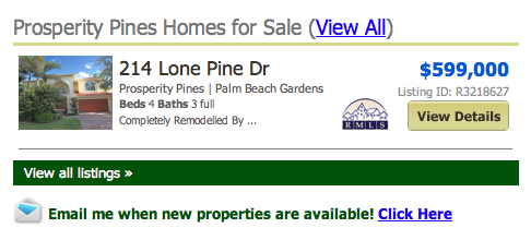 Prosperity Pines Palm Beach Gardens Homes