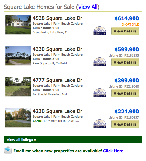 Square Lake Homes for Sale
