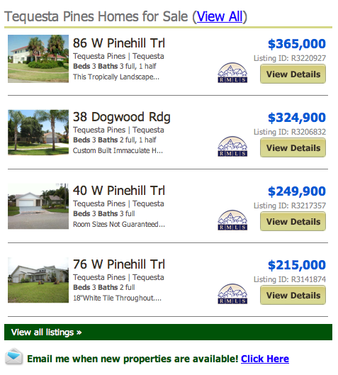 Tequesta Pines Homes