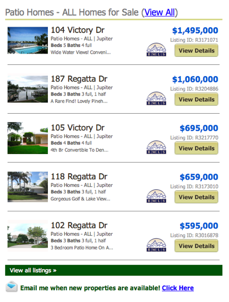Admirals Cove Patio Homes