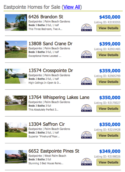 Eastpointe Singer Island Condos