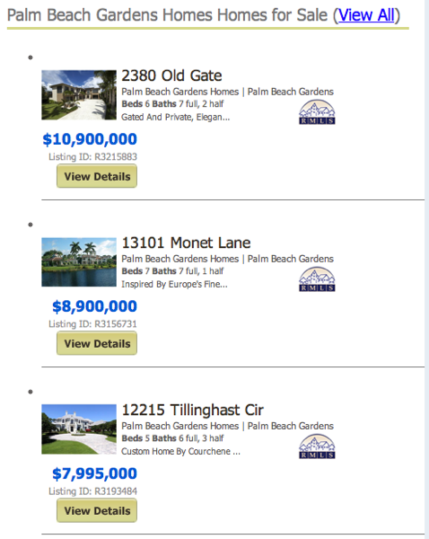 King Arthur Estates Palm Beach Gardens