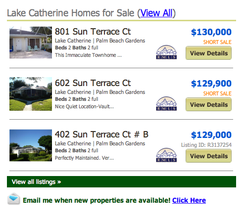 Lake Catherine Palm Beach Gardens Homes