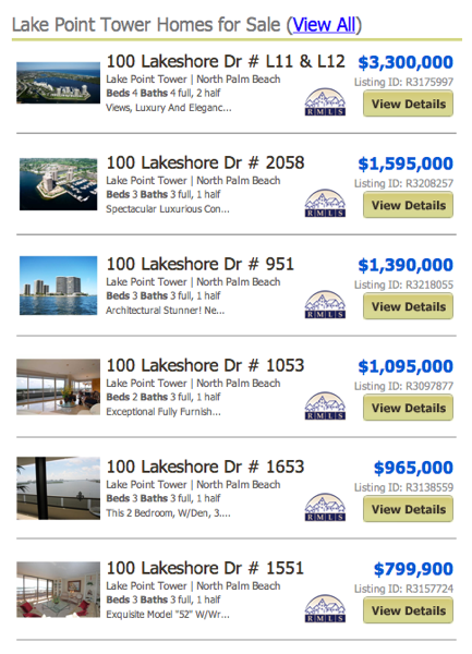 Lake Point Tower Old Port Cove Condos