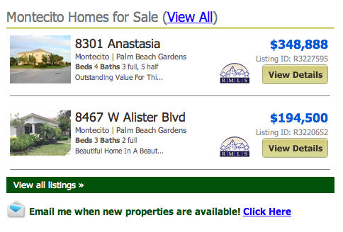 Montecito Palm Beach Gardens Homes