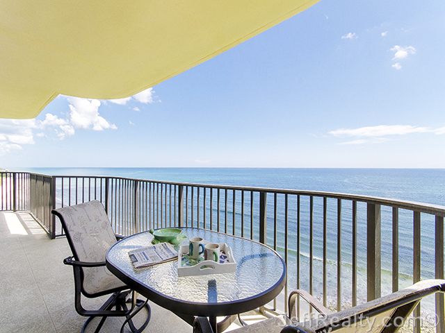 400 Beach Road #702 - Balcony & Ocean View