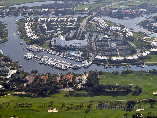 Admirals Cove - Aerial View of the Clubhouse & Yacht Club