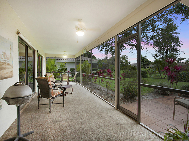 6736 Eastpointe Pines Street - Lanai at Dusk