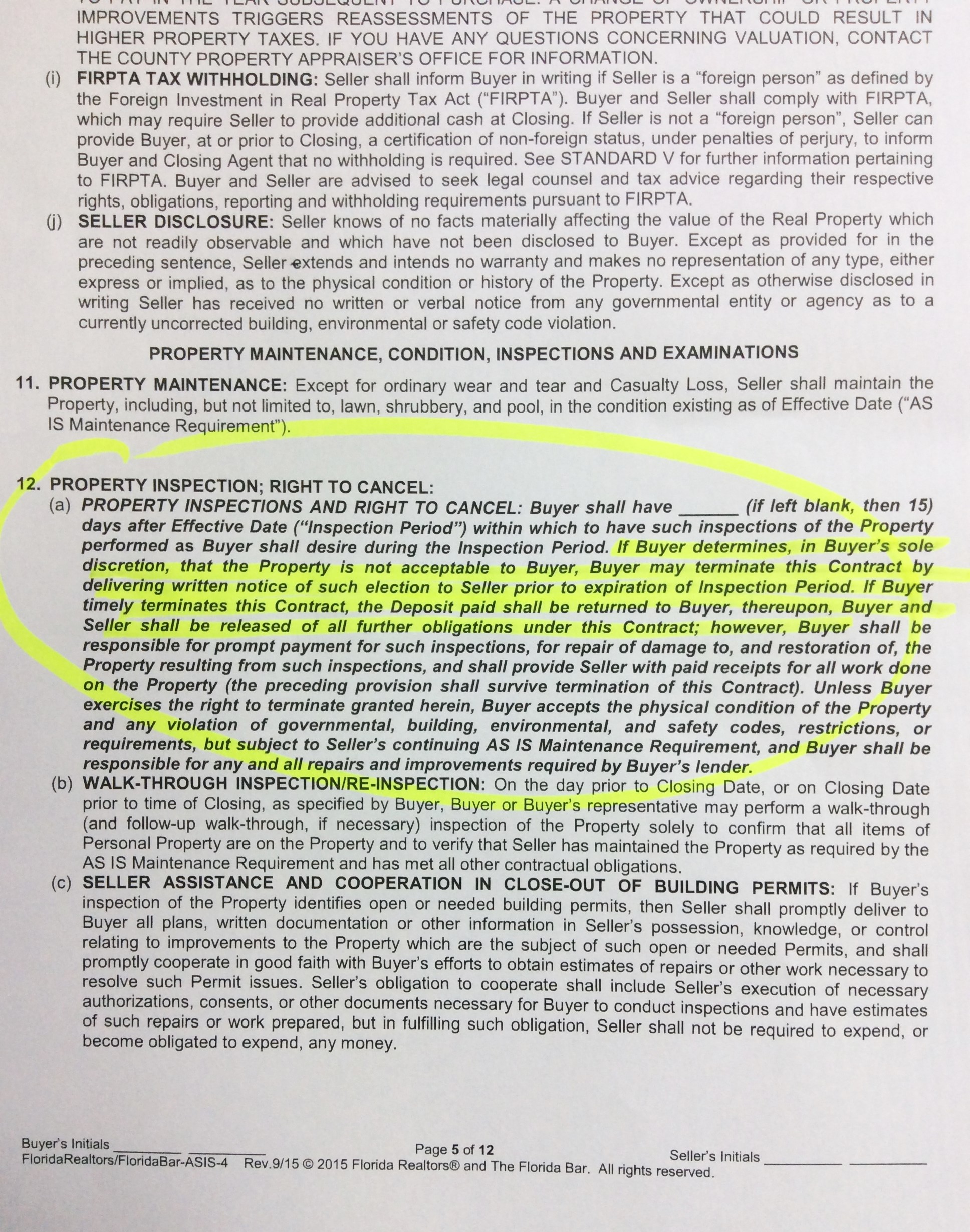 AS-IS Contract