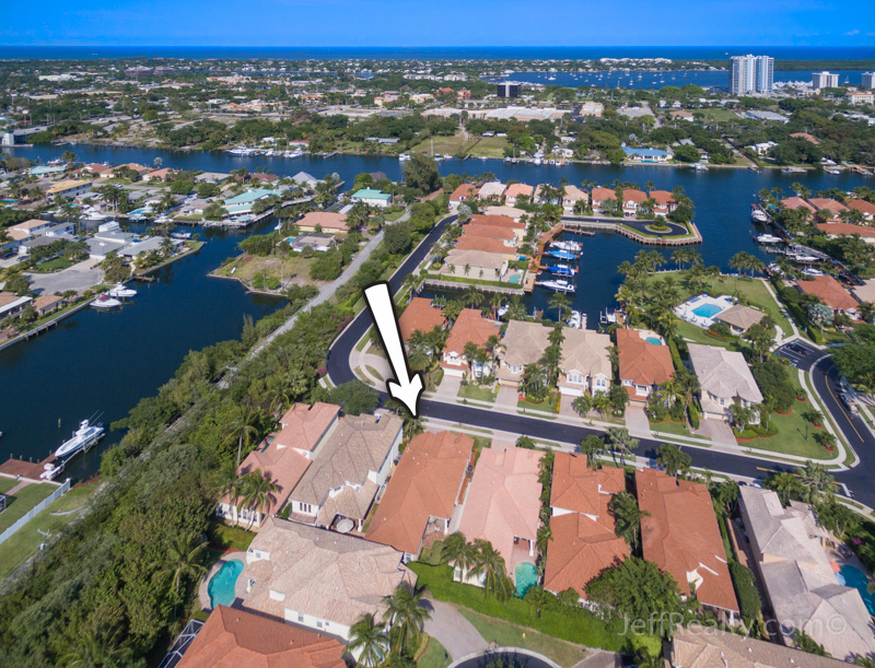 729 Sandy Point Lane - Aerial View - Prosperity Harbor - North Palm Beach