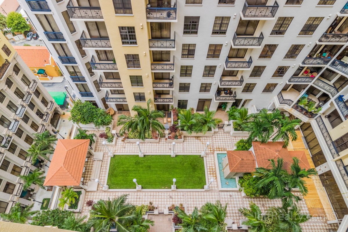 701 S Olive Avenue #1414 | Balcony View | Two City Plaza | West Palm Beach